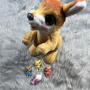 Fur Real Mama Josie Kangaroo Interactive Pet Toy *Missing Pieces